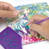Finished results made with the Nebulous Stars Dazzle-by-Number - Water