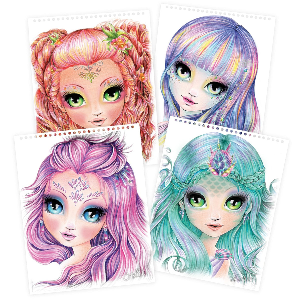 Nebulous Stars Makeup Artist Book Set shown with all pieces laid out