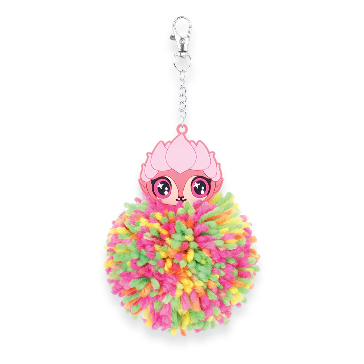 Detail of the charms and pieces in the Nebulous Stars Pompom Animoulous