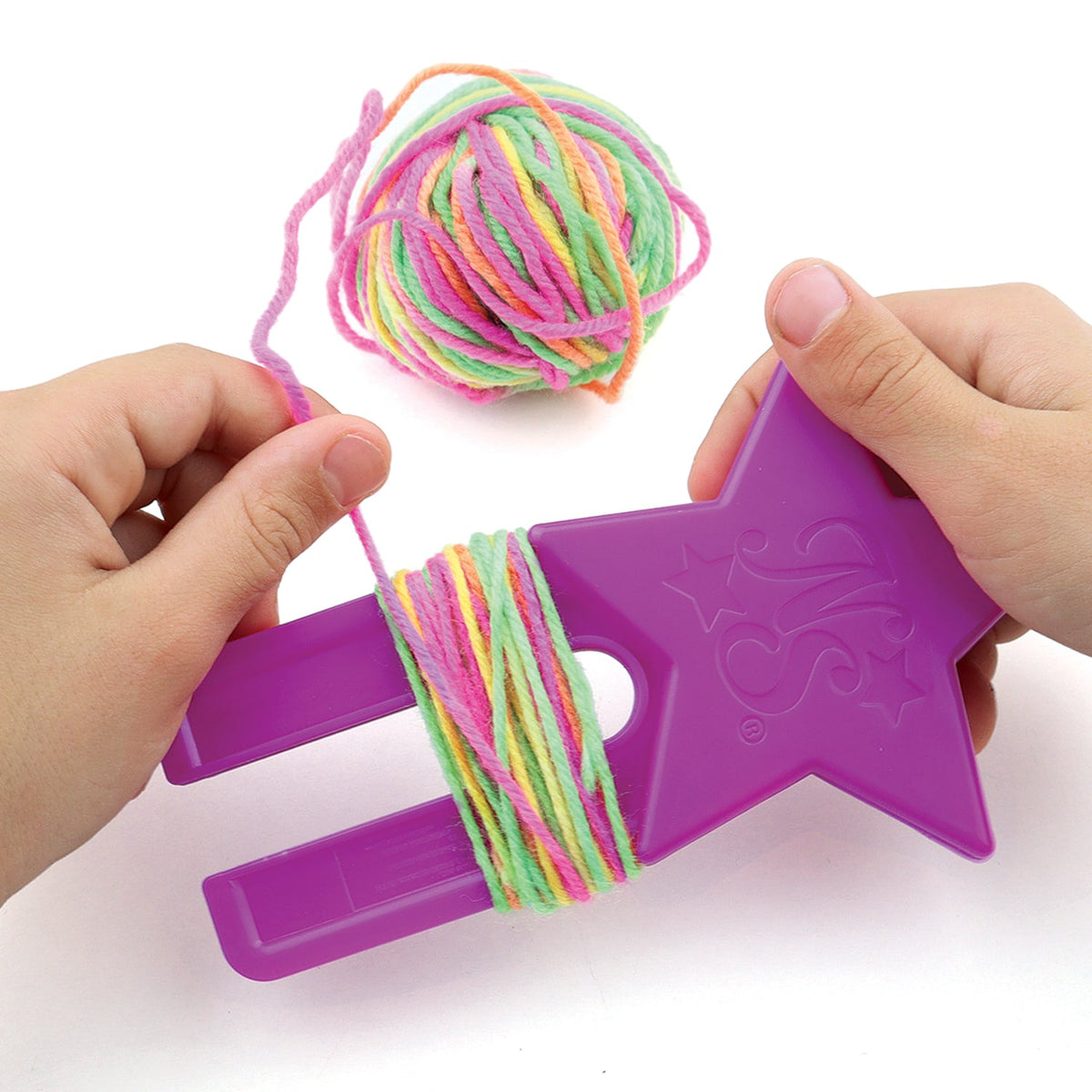Nebulous Stars Pompom Animoulous shown with all pieces laid out
