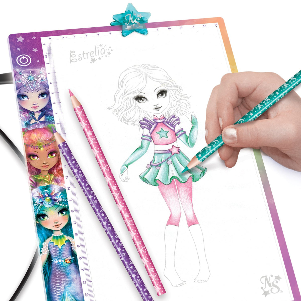 Packaging for the Nebulous Stars Fashion Designer Light Pad