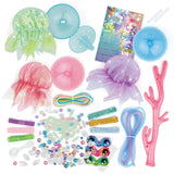 Close-up detail of the Nebulous Stars Glowing Jellyfish Craft Kit