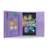 Nebulous Stars Watercolour-to-Go 16pg Book shown with all pieces laid out