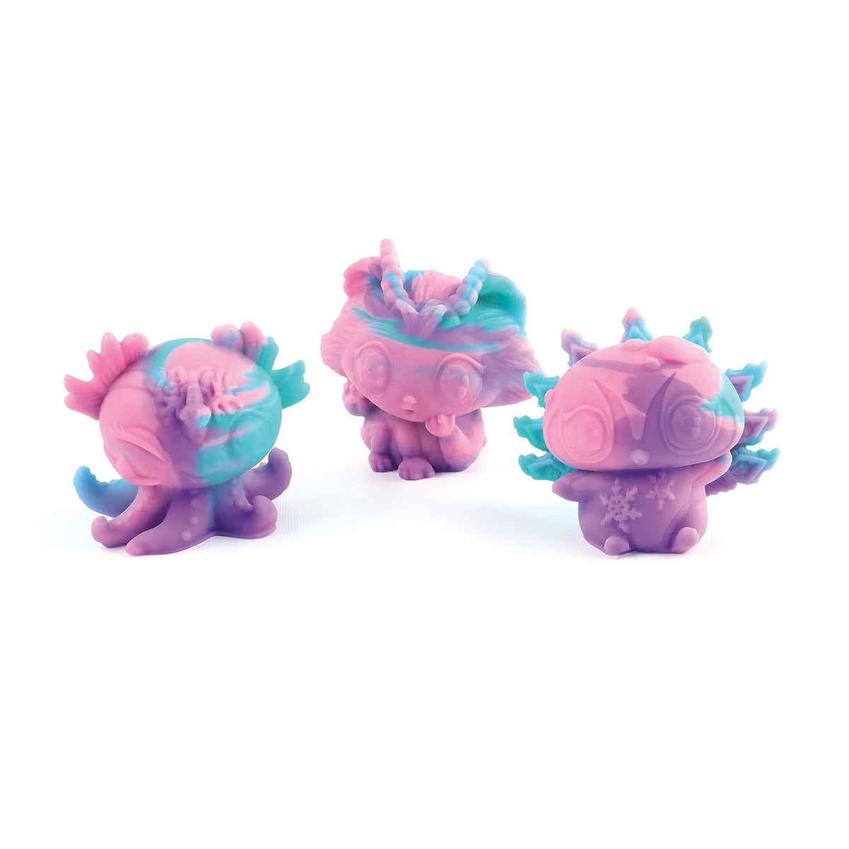 Nebulous Stars Squishy Mochi - Blind Box shown in scale against a hand