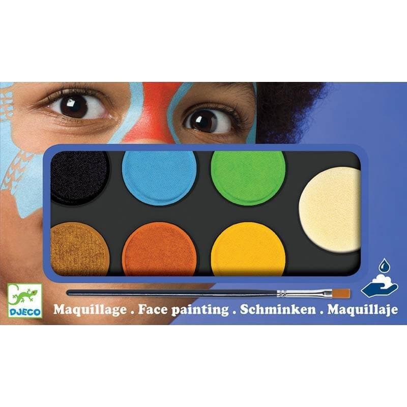 Djeco Nature Body Art Palette - 6 Colours