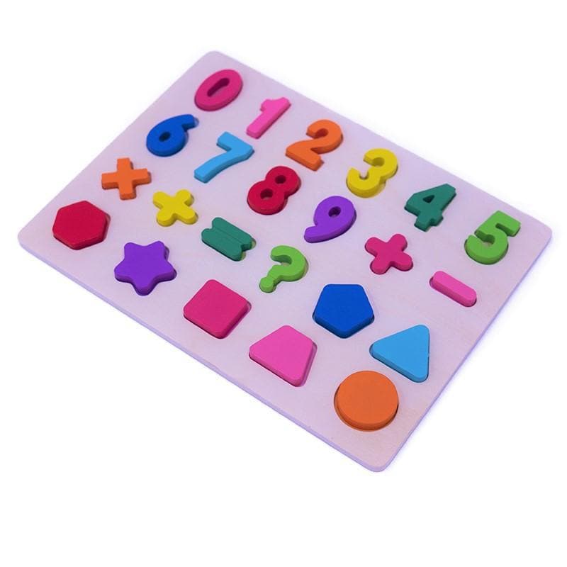 Numbers and Shapes Puzzle Set-Educational Play-My Happy Helpers