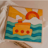 Ocean & Ship Puzzle & Play Set