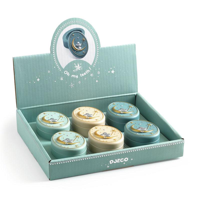 Close-up detail of the Oh My Teeth Pastel Tooth Box