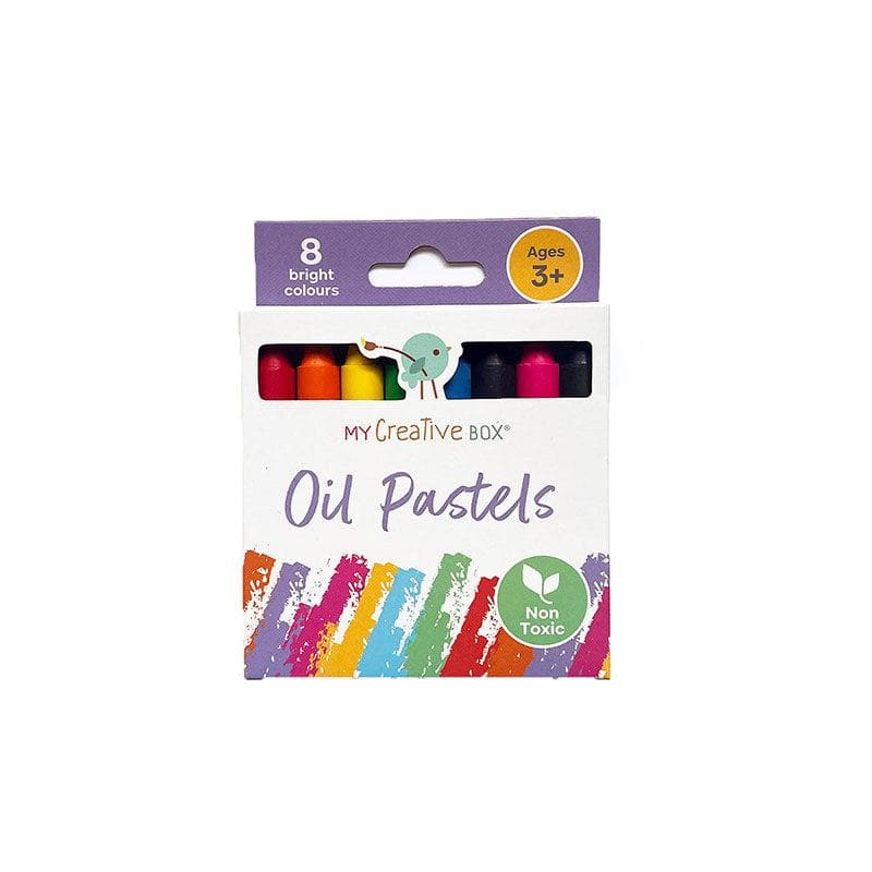 Oil Pastels | Non Toxic Set Of 8-Creative Play & Crafts-My Happy Helpers