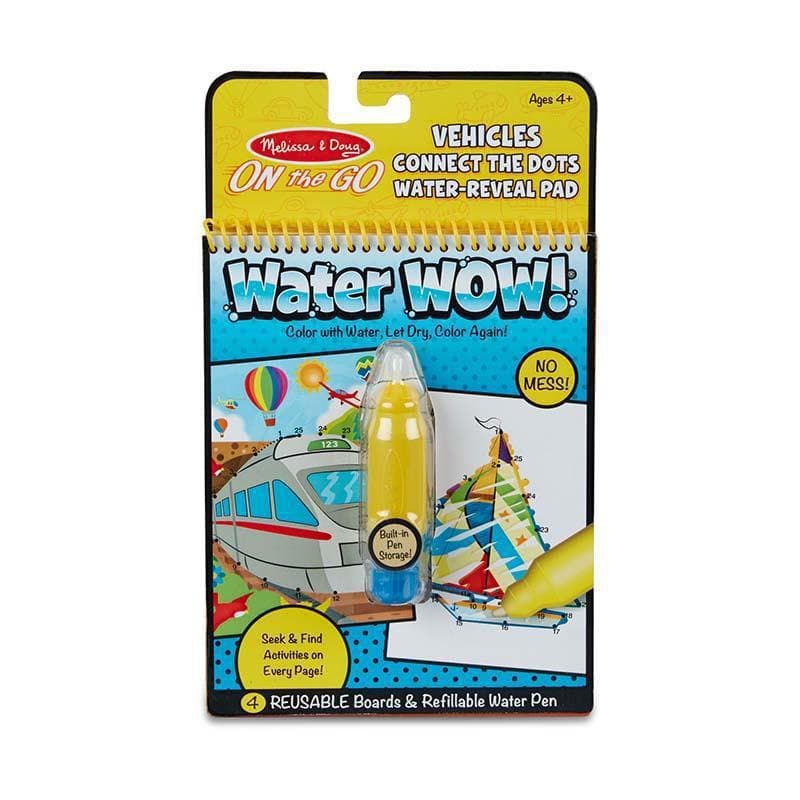 On The Go - Water WOW - Connect The Dots Vehicles-Creative Play & Crafts-My Happy Helpers