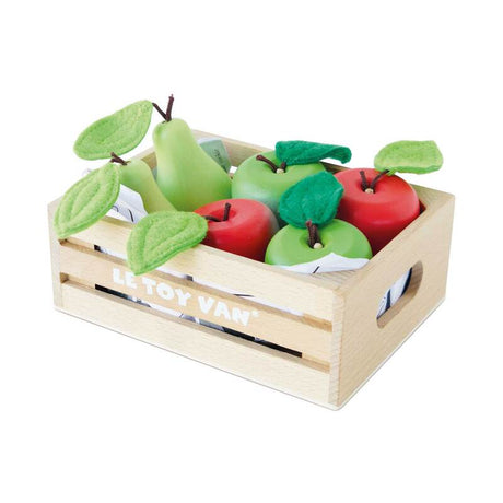 Orchard Fruits Wooden Market Crate - 7 Piece