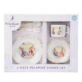Classic Peter Rabbit: 5pc Dinner Set