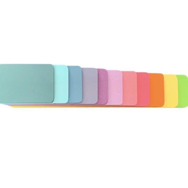 Pastel Building Boards Montessori Wooden Planks