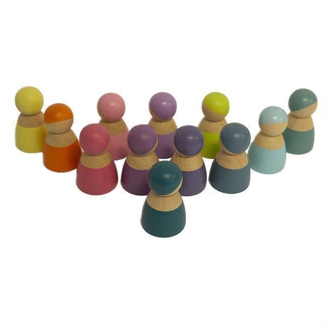 Pastel Peg Dolls