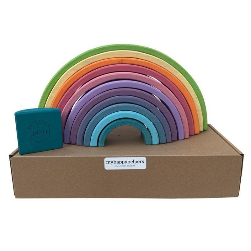 Pastel Rainbow-Building Toys-My Happy Helpers