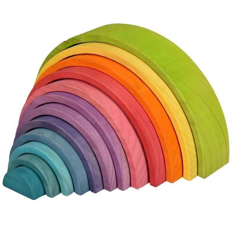 Pastel Rainbow-Building Toys-My Happy Helpers