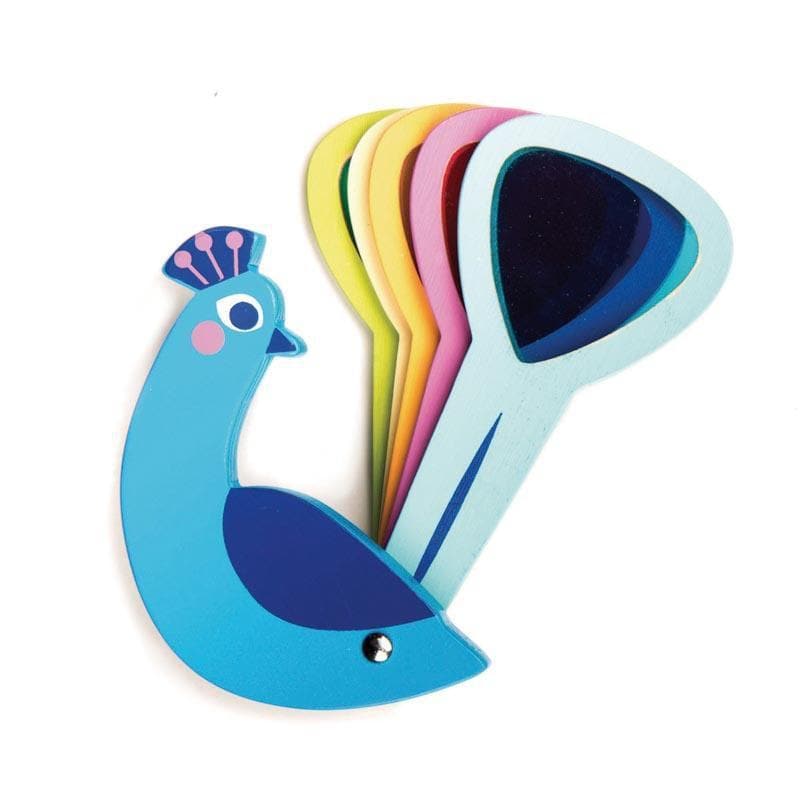 Tender Leaf Peacock Colours – a great toy for children to learn about colours and colour mixing