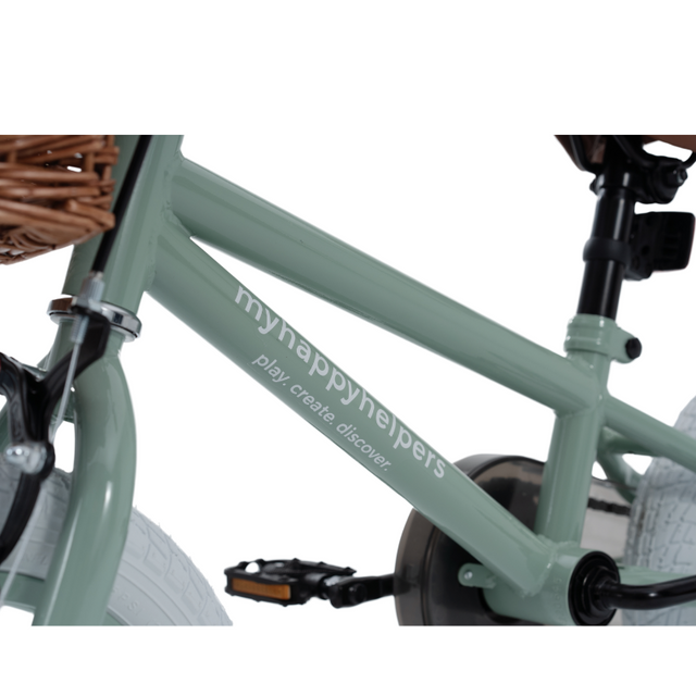 Pedal and Ride Steel Bike Bundle - Sage Green