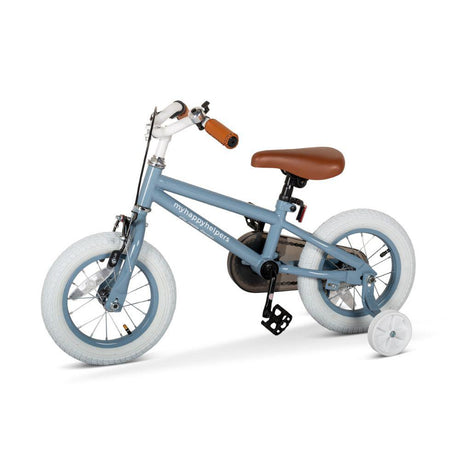 Pedal and Ride Steel Bike Bundle - Slate Blue