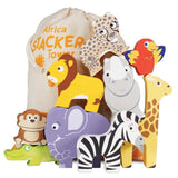 Petilou Africa Stacking Animals & Bag-Babies and Toddlers-My Happy Helpers