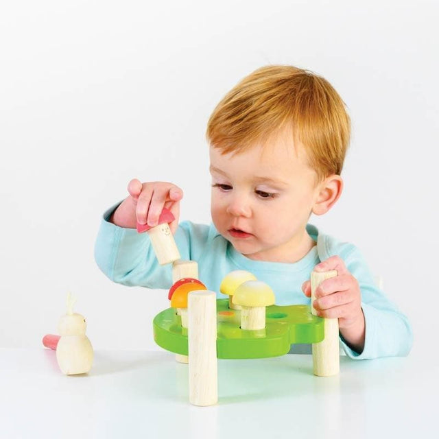Petilou - Hammer Game Mr Mushrooms-Babies and Toddlers-My Happy Helpers