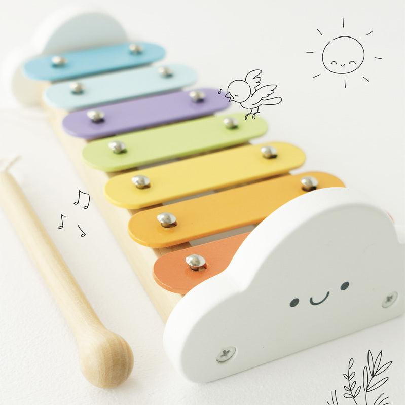 Close-up detail of the Le Toy Van Petilou Xylophone