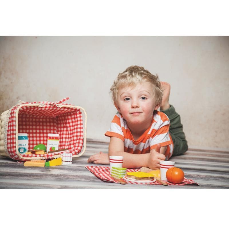 Picnic Basket Set-Kitchen Play-My Happy Helpers