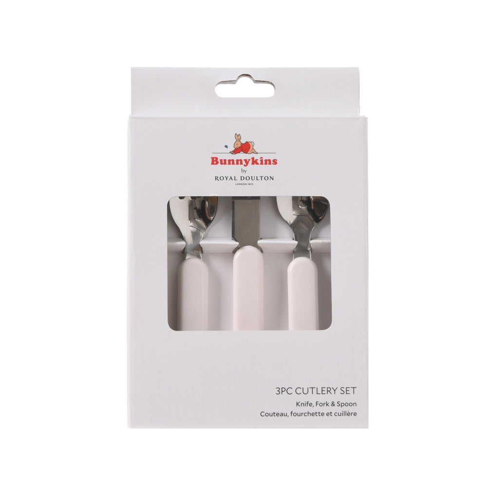 Bunnykins 3 Piece Cutlery Set - Pink