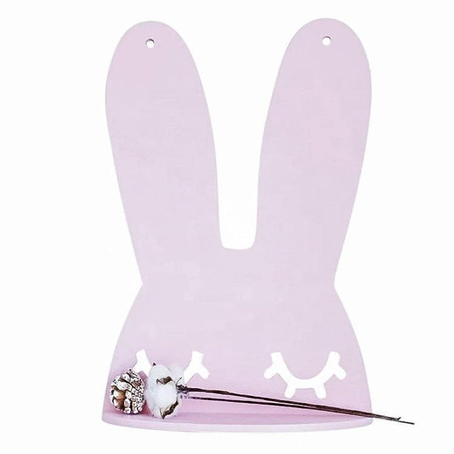 Pink Bunny Wall Shelf-Furniture & Décor-My Happy Helpers