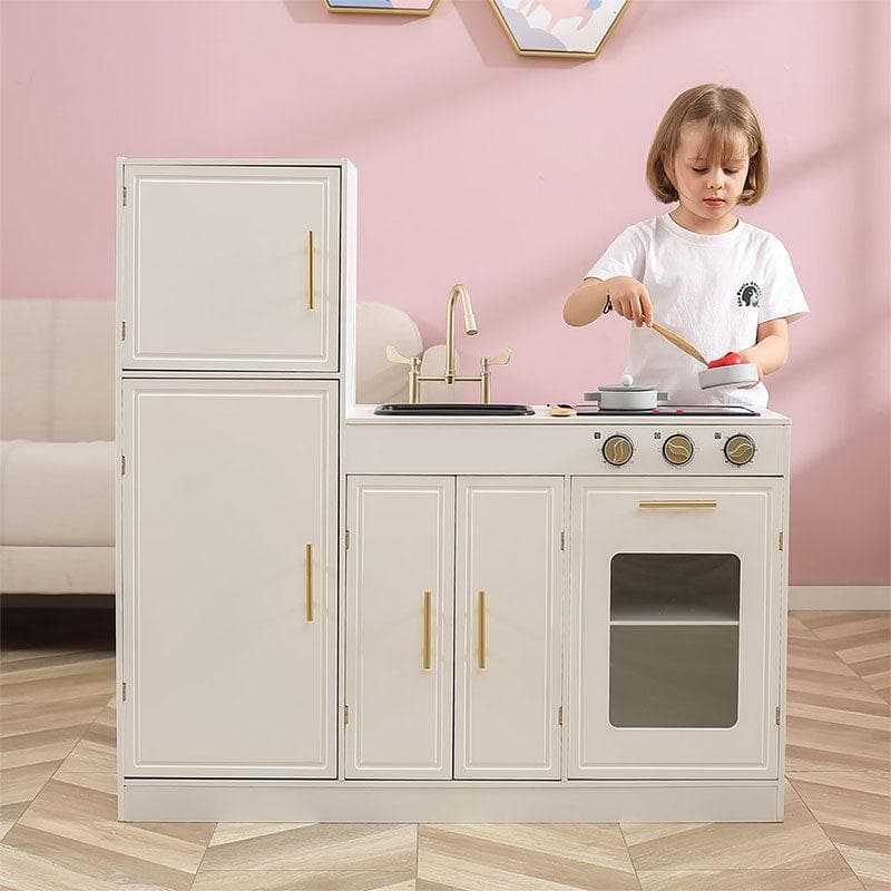 PolarB - Classic White Modern Kitchen-Kitchen Play-My Happy Helpers