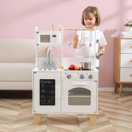 PolarB - Little Chef Kitchen - Classic White-Kitchen Play-My Happy Helpers