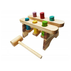 Qtoys Pound a Peg wooden toy for children