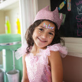 Precious Pink Sequin Crown