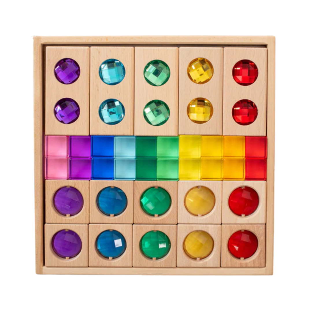 Rainbow Reflection Blocks