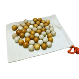2 Tone Wooden Balls Set of 50