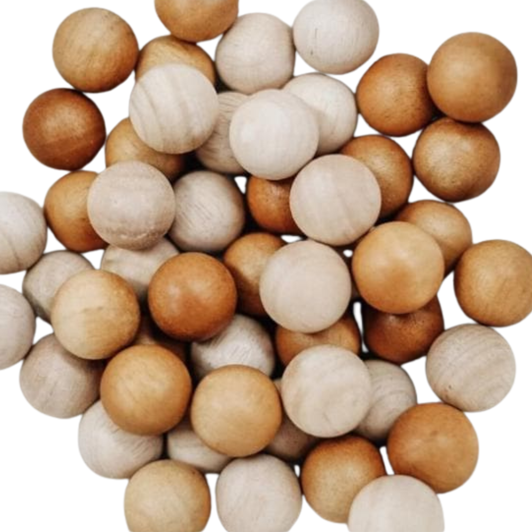 2 Tone Wooden Balls Set of 50