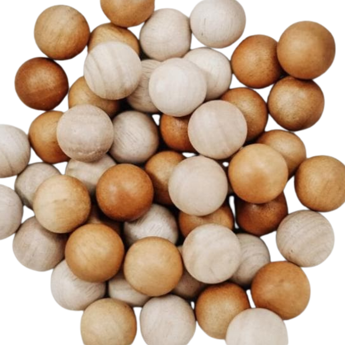 2 Tone Wooden Balls Set of 50