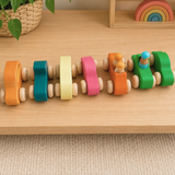 Wooden Cars - Rainbow
