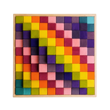 Large Stepped Block Pyramid - Pastel