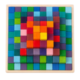 Large Stepped Block Pyramid - Rainbow