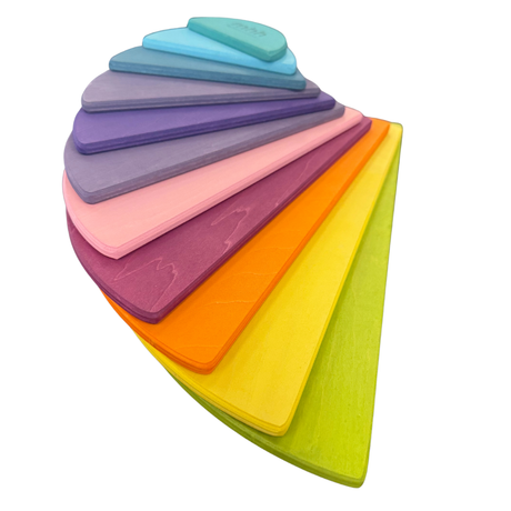 Large Semi Circles - Pastel