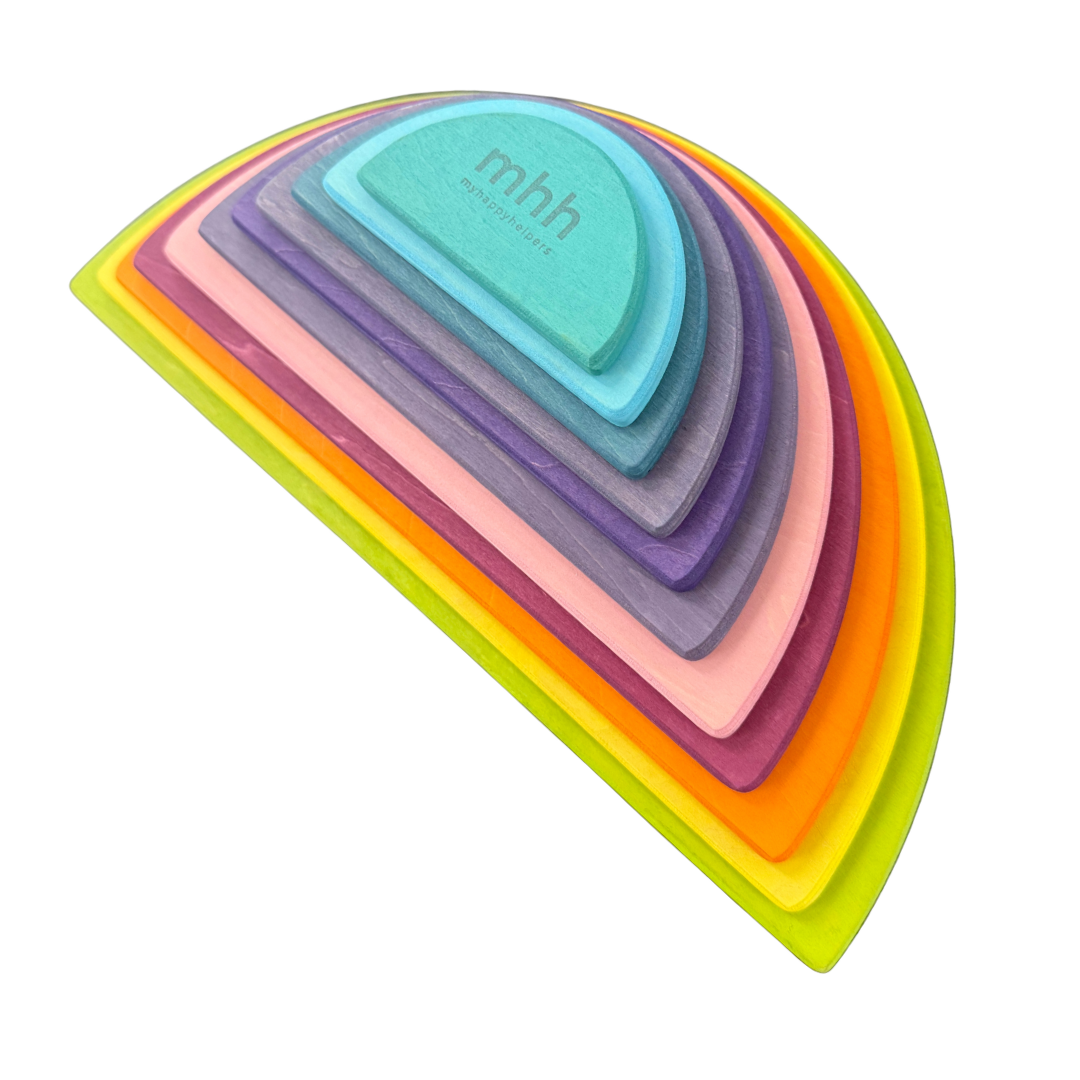 Large Semi Circles - Pastel