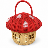 Mushroom Basket Red
