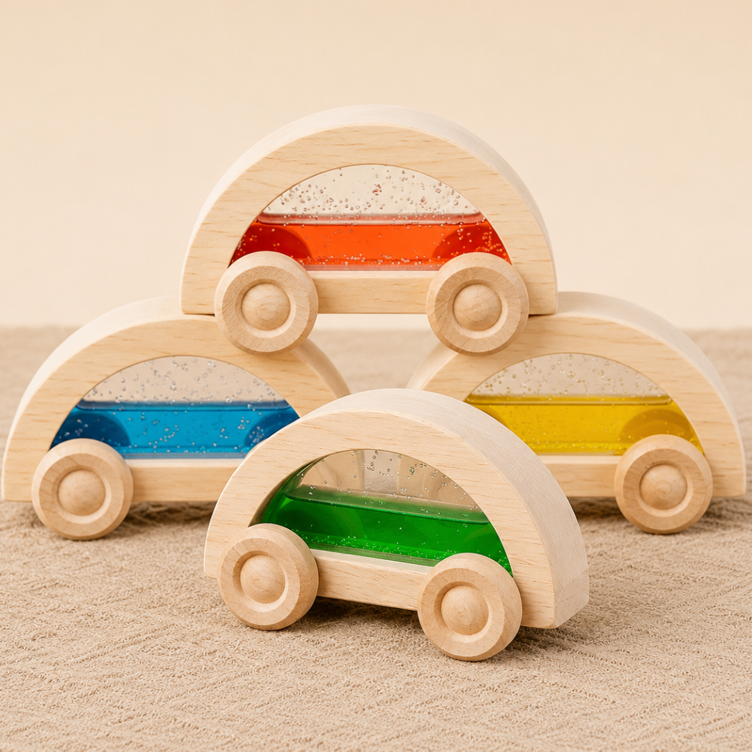 Wooden Sensory Cars