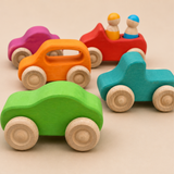 Wooden Cars - Rainbow