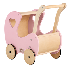 Sweet Doll Pram - Rose Pink & Varnished *Pre order September 2026