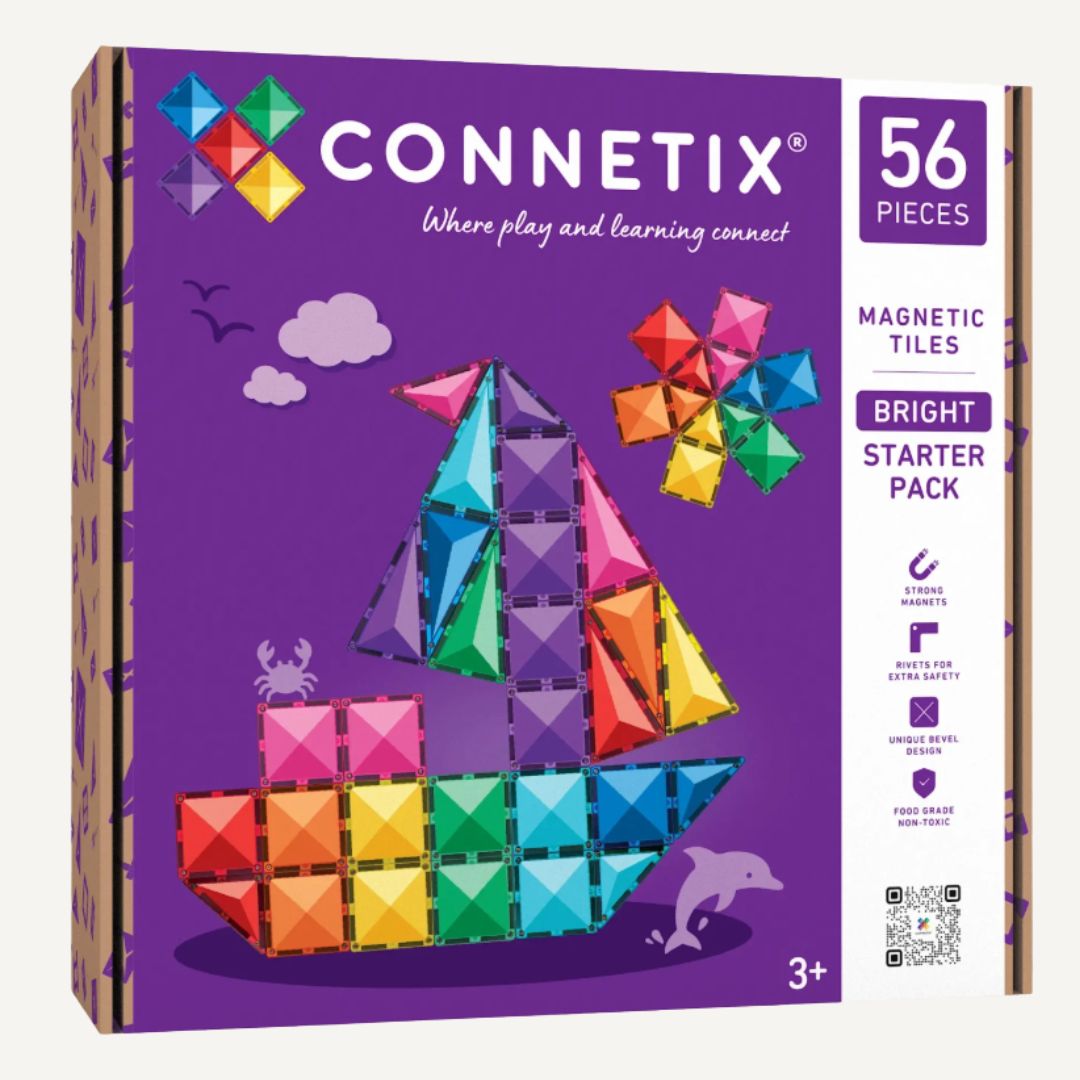 Connetix Bright Starter Pack 56 pc NEW