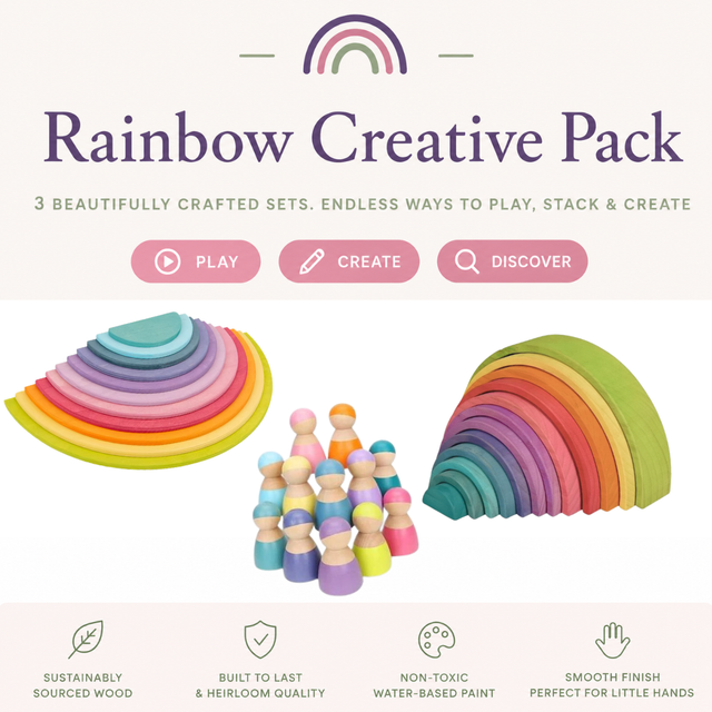 Rainbow People Starter Pack - Pastel July Pre Order