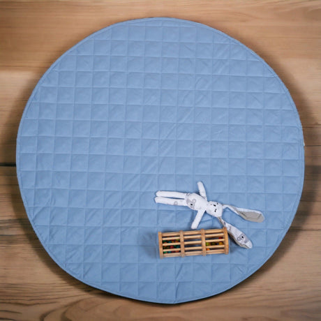Quilted Play Mat - Blue