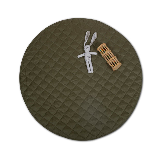 Quilted Play Mat - Olive